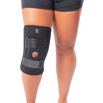 joelheira-suporte-lateral-neoprene-frente-feminina-preto