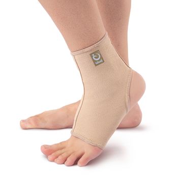 tornozeleira-elastica-bege-vista-lateral